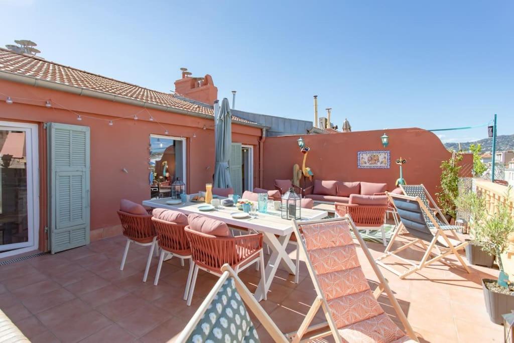 #48 Suite Jean Top Floor Terrace 5Min Walk Sea Ac Nice Exterior photo
