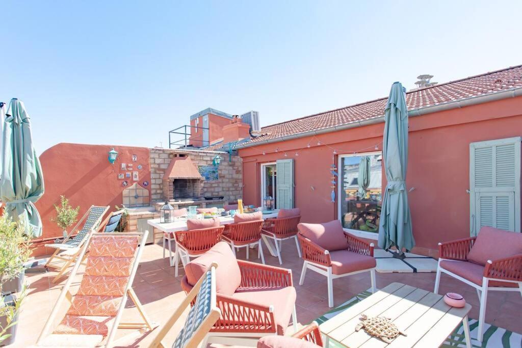 #48 Suite Jean Top Floor Terrace 5Min Walk Sea Ac Nice Exterior photo