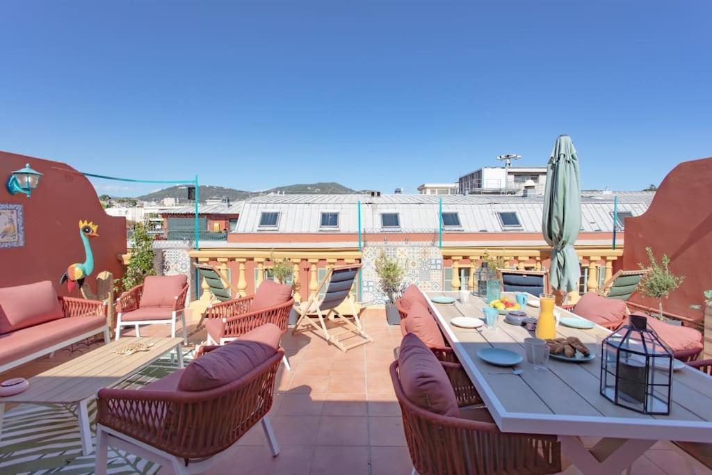 #48 Suite Jean Top Floor Terrace 5Min Walk Sea Ac Nice Exterior photo