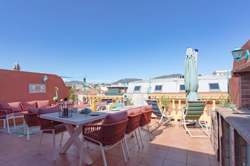 #48 Suite Jean Top Floor Terrace 5Min Walk Sea Ac Nice Exterior photo